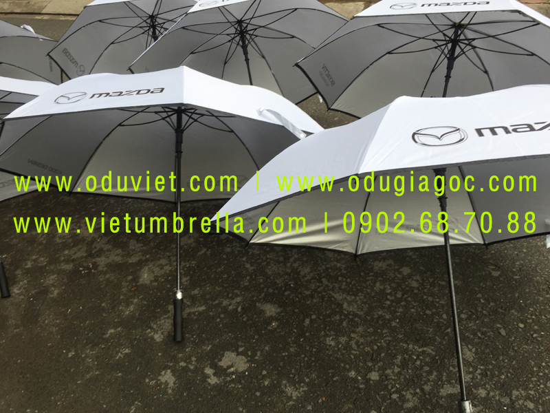 xưởng sản xuất ô dù cầm tay in logo quảng cáo